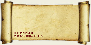 Jana Sofijanić vizit kartica